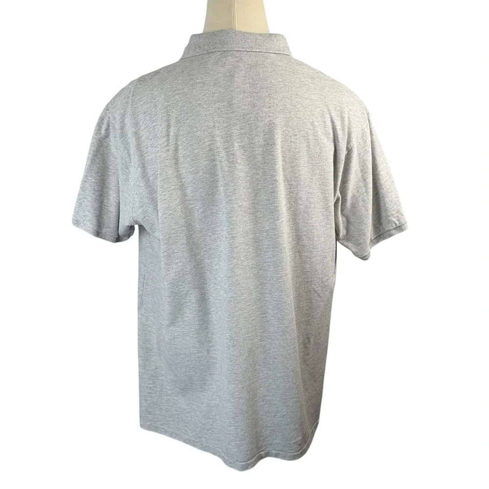 Polo Ralph Lauren Mens‎ 2XB Gray Polo Shirt Classic Fit Short Sleeve